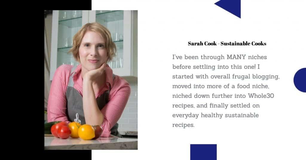 Quote from blogger Sarah Cook